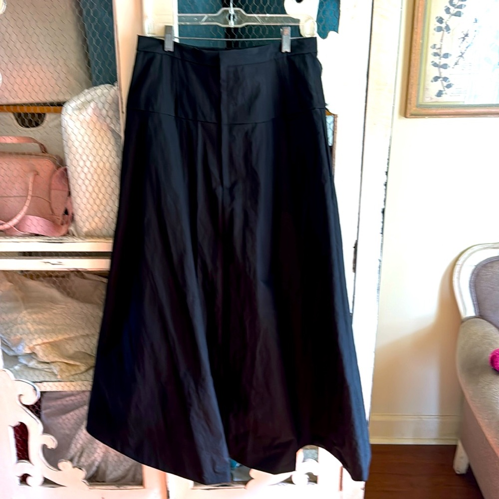 Tibi Schema black taffeta skirt, size 10, new with tags, $350.